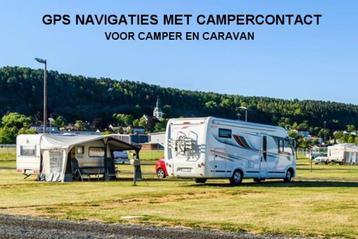 Nieuwe GPS Navigaties met Campercontact en Nieuwste Kaarten beschikbaar voor biedingen