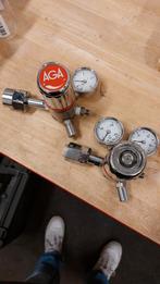 AGA Gasfles Reduceerventiel, Doe-het-zelf en Verbouw, Gereedschap | Lasapparaten, Ophalen