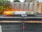 LED oranje flitsbalk met werklampen 100 cm 12 volt zwaailamp, Auto diversen, Ophalen of Verzenden, Zo goed als nieuw