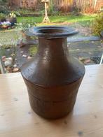 Metalen vaas, Huis en Inrichting, Woonaccessoires | Vazen, Overige materialen, Overige kleuren, Ophalen of Verzenden, Zo goed als nieuw