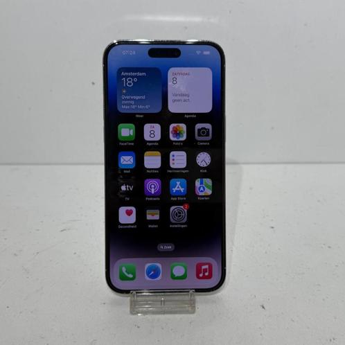 iPhone 14 Pro Max 128GB Silver Los Toestel Accu: 89%, Telecommunicatie, Mobiele telefoons | Apple iPhone, Gebruikt, 128 GB, Zonder abonnement