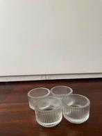 Set van 4 Kaarsenhouders, Ophalen, Overige materialen, Wit, Nieuw