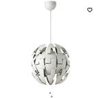 Ikea lamp PS 2014 wit/zilver diameter 52cm, Huis en Inrichting, Ophalen, Zo goed als nieuw, Minder dan 50 cm