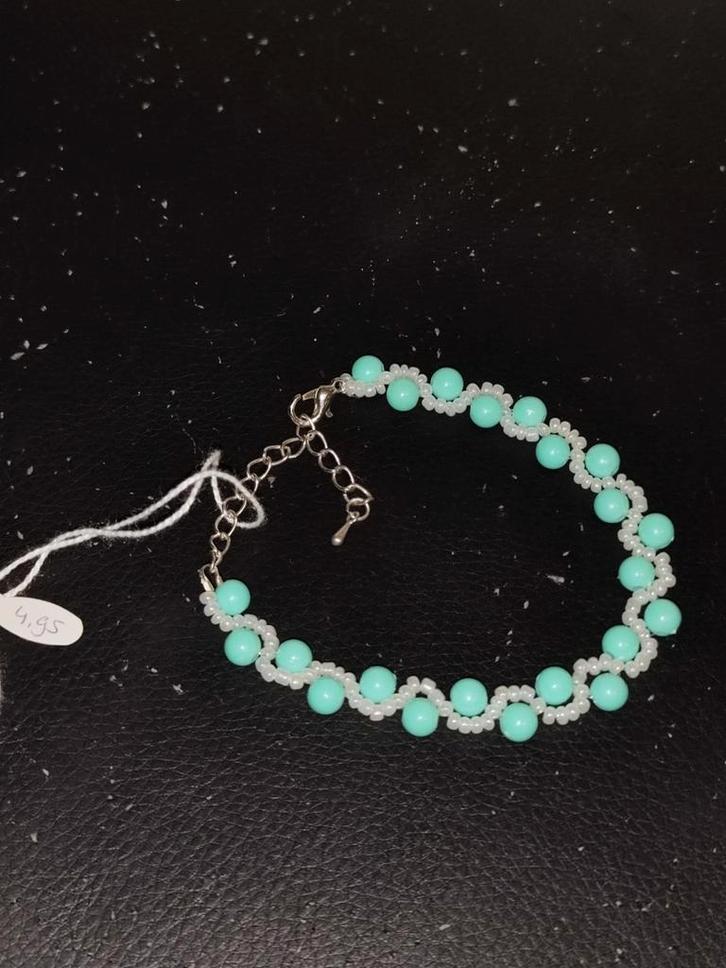Handgemaakte Turquoise Armband - Nieuw, Sieraden, Tassen en Uiterlijk, Armbanden, Nieuw, Ophalen of Verzenden