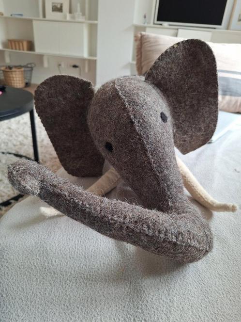 Dierenkop, wanddecoratie, olifant, Kinderen en Baby's, Kinderkamer | Inrichting en Decoratie, Nieuw, Wanddecoratie, Ophalen of Verzenden