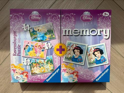 NIEUW! Disney prinsessen puzzels en memory van Ravensburger., Kinderen en Baby's, Speelgoed | Kinderpuzzels, Zo goed als nieuw