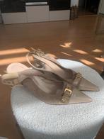 Bruine leren pumps maat 39, Ophalen of Verzenden, Gedragen, Bruin, Pumps