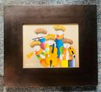 Joyce Roybal schilderij muzikanten., Ophalen of Verzenden