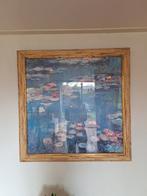 Monet poster met lijst, Huis en Inrichting, Foto of Poster, 75 tot 100 cm, Gebruikt, Ophalen