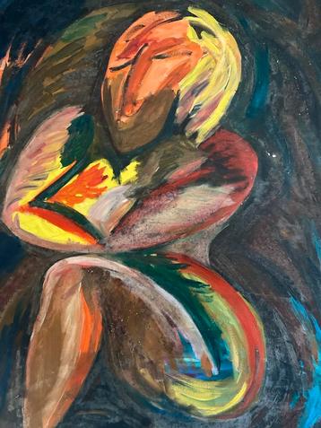 Abstracte Figuur in Kleur beschikbaar voor biedingen