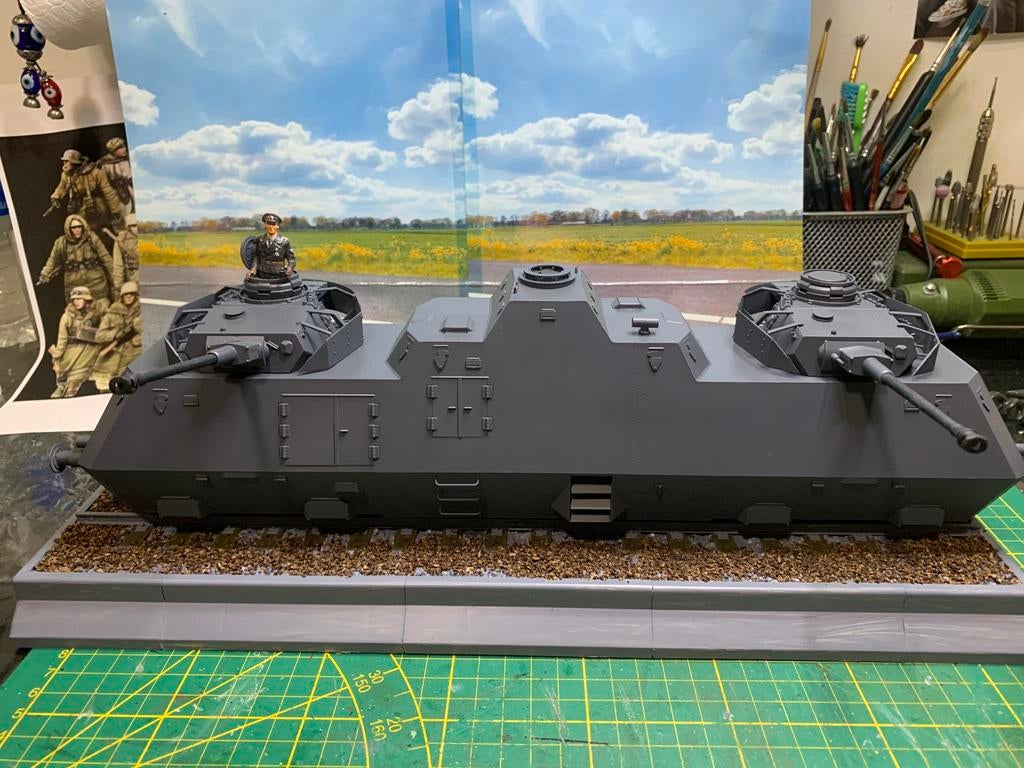 Dutch Panzerjager - Triebwagen 51 schaal 1:35 gebouwd, Overige merken, Gebruikt, Tank, 1:32 tot 1:50