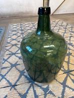 Wekfles / Wijngistfles - Groen Glas, Gebruikt, Ophalen of Verzenden, Glas, Minder dan 50 cm