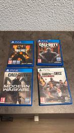 PS4/PS5 Games: Call of Duty & Rainbow Six Siege, Online, Vanaf 18 jaar, Shooter, Ophalen of Verzenden