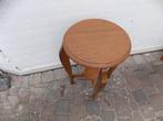 Tafel bijzettafel plantentafel jugendstil vintage antiek, Gebruikt, Rond, Ophalen of Verzenden, 75 cm of meer