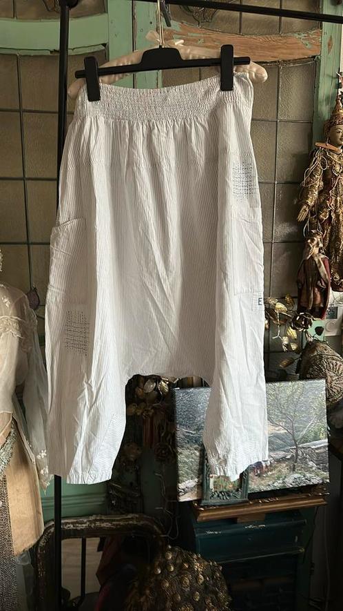 Ewa I Walla, zomerse zouave broek. Een maat, Kleding | Dames, Broeken en Pantalons, Zo goed als nieuw, Wit, Ophalen of Verzenden