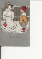 Gelukkig Nieuwjaar Sneeuwpop ! 1902, Verzenden, Voor 1920, Gelopen, Feest(dag)