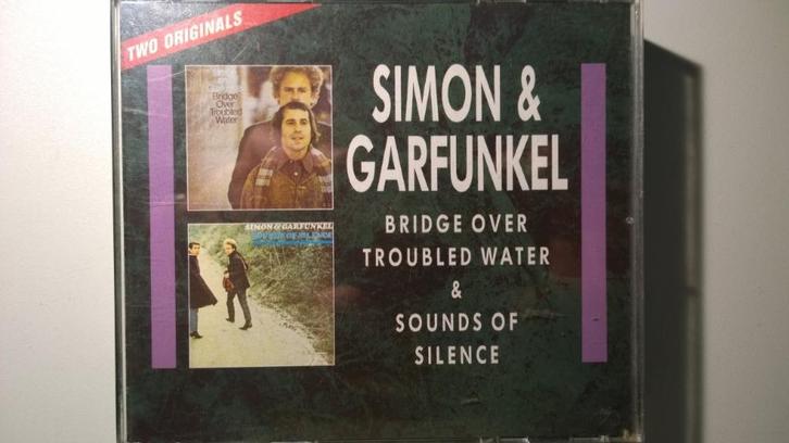 Simon & Garfunkel - Bridge Over Troubled Water & Sounds Of, Cd's en Dvd's, Cd's | Pop, Zo goed als nieuw, 1960 tot 1980, Ophalen of Verzenden