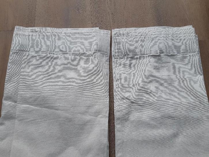 Gordijnen, Off-white, Huis en Inrichting, Stoffering | Gordijnen en Lamellen, Zo goed als nieuw, 200 cm of meer, 150 tot 200 cm