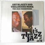 Art Blakey and Thelonious Monk - The Jazz Messengers LP, Cd's en Dvd's, Vinyl | Jazz en Blues, Ophalen of Verzenden, Zo goed als nieuw