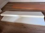 2 witte planken 110x25x5 ikea lack, Ophalen, Gebruikt