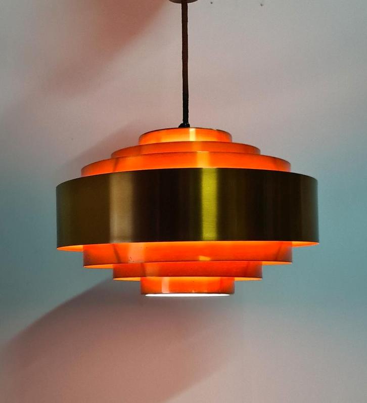 Vintage, design hanglamp Jo Hammerborg. Ultra, Huis en Inrichting, Lampen | Hanglampen, Ophalen of Verzenden