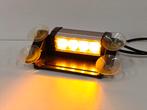 Amber led dashboard flitser zwaailamp zwaailicht flitslamp, Ophalen of Verzenden, Zo goed als nieuw