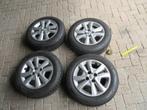 4x winterband op velg, 185/65R15 Firestone Winterhawk Corsa, Ophalen, Gebruikt, Opel