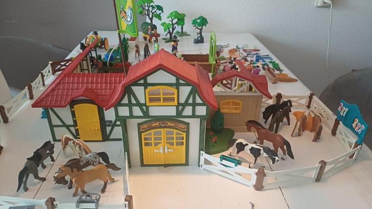 Grote manege Playmobil met heel veel extra's, Kinderen en Baby's, Speelgoed | Playmobil, Gebruikt, Complete set, Ophalen
