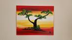 Schilderij Canvas Renate Kollenaar ‘Africa by night’, Antiek en Kunst, Kunst | Schilderijen | Modern, Ophalen of Verzenden