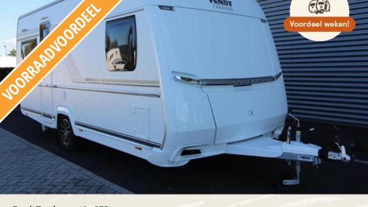 Fendt Tendenza 465 SFB Voordeel wekenprijs, Caravans en Kamperen, Caravans, Bedrijf, tot en met 4, 1250 - 1500 kg, Rondzit, Fendt