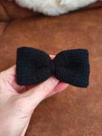 Handmade bowknot with soft black yarn, Ophalen of Verzenden, Nieuw