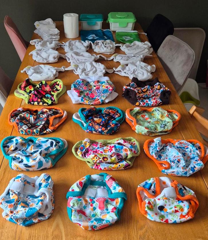 Premium pakket wasbare luiers – Petit Lulu & Hu-Da (bamboe), Kinderen en Baby's, Overige Kinderen en Baby's, Gebruikt, Ophalen of Verzenden