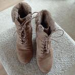 Enkellaarsjes, Beige, Lage of Enkellaarzen, Ophalen of Verzenden, Zo goed als nieuw