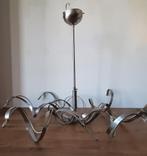 Kroonluchter 8-armige Armatuur, Ophalen of Verzenden, Zo goed als nieuw, Glas, Modern