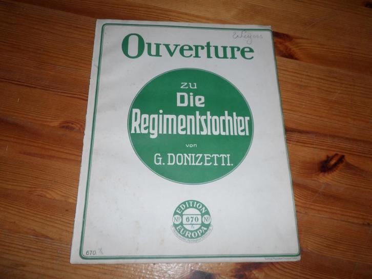 Donizetti, Muziek en Instrumenten, Bladmuziek, Gebruikt, Artiest of Componist, Klassiek, Piano, Ophalen of Verzenden