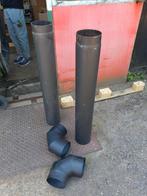 stalen kachelpijp, Ophalen, Zo goed als nieuw, Minder dan 2 meter, 80 mm of meer