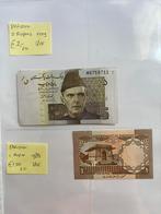 Bankbiljetten Kirgizië en Pakistan - 25% korting, Verzenden, Zuidoost-Azië
