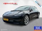 Tesla Model 3 Long Range AWD | Zwart | Krachtig & Elektrisch, Automaat, 27 €/maand, Zwart, 351 pk