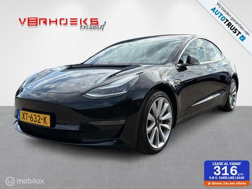Tesla Model 3 Long Range AWD | Zwart | Krachtig & Elektrisch, Auto's, Tesla, Bedrijf, Te koop, Model 3, 4x4, ABS, Adaptive Cruise Control