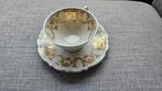 Vintage Bareuther Bavaria Kop en Schotel Goud, Antiek en Kunst, Antiek | Servies los, Ophalen of Verzenden