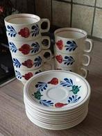 Boerenbont kop en schotels, Ophalen, Gebruikt, Kop(pen) en/of Schotel(s), Aardewerk