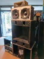 Leuk PA setje, Audio, Tv en Foto, Luidsprekers, Gebruikt, 120 watt of meer, Front, Rear of Stereo speakers, Ophalen