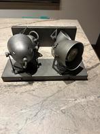 Plafondspots 2 stuks, Huis en Inrichting, Lampen | Spots, Ophalen, Gebruikt, Metaal of Aluminium, Led
