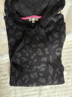 C&A hoodie dierenprint zwart grijs z.g.a.n. maat L-XXL, Kleding | Dames, Zwart, Maat 46/48 (XL) of groter, Ophalen of Verzenden