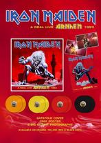 Iron Maiden: A real live Arnhem 1993  2 lp gekleurd + poster, Cd's en Dvd's, Ophalen of Verzenden, Zo goed als nieuw