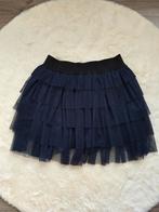 Nikkie korte rok met laagjes/ruches maat 34 marine blauw, Blauw, Ophalen of Verzenden, Zo goed als nieuw, Nikkie