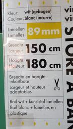 Verticale lamellen 89mm, 150 x 180 cm, nieuw in verpakking, Ophalen, 150 tot 200 cm, Onbekend, Nieuw