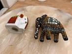 Grappige Olifant Beeldjes - Verzamelaarsobject, Ophalen of Verzenden, Zo goed als nieuw, Dier