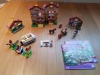 Lego Friends: Paardenkamp (3185) + Paardentrailer (3186), Kinderen en Baby's, Speelgoed | Duplo en Lego, Gebruikt, Ophalen of Verzenden