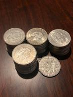 42x zilveren rijksdaalder Juliana (1959–1966), Postzegels en Munten, Edelmetalen en Baren, Ophalen of Verzenden, Zilver